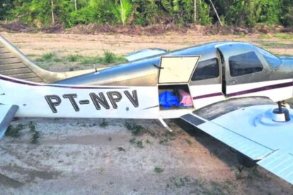 Intercepción de avioneta con cocaína en Brasil