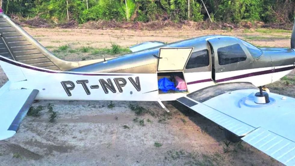 Intercepción de avioneta con cocaína en Brasil