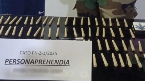 Aprehensión de hombre con marihuana en Pando