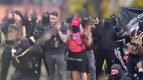 Sebastián Marset en el video donde reaparece armado