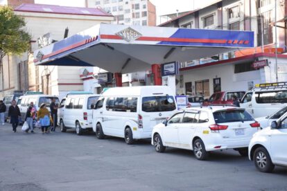 El Alto ladrón golpeado en surtidor de combustible