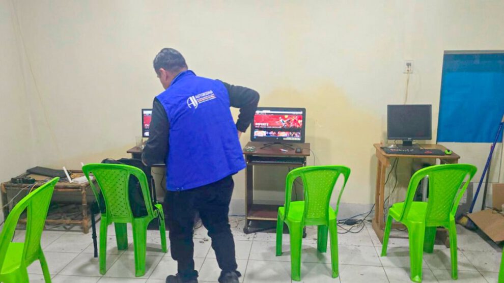 Casa de juego clandestina intervenida en Sucre