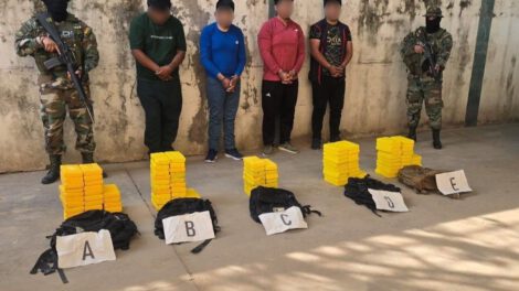 Detención de narcotraficantes en Tarija