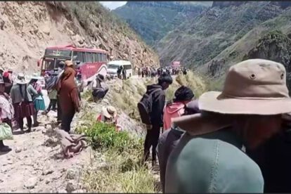 Accidente de bus en Cochabamba