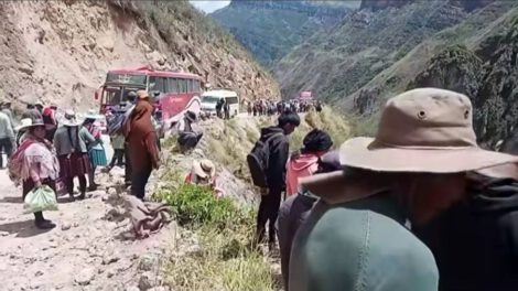 Accidente de bus en Cochabamba