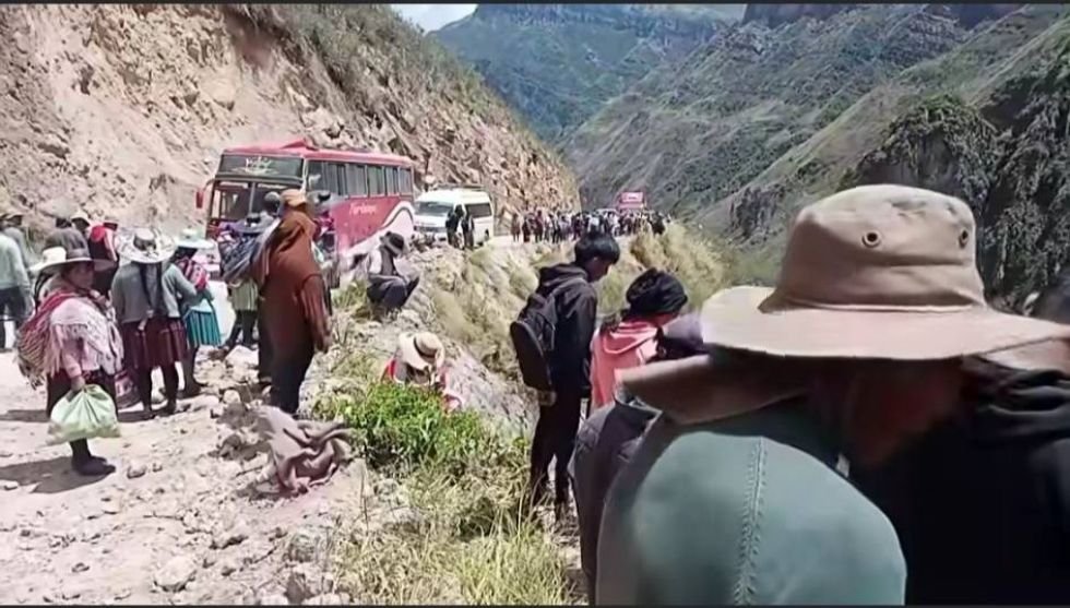 Accidente de bus en Cochabamba
