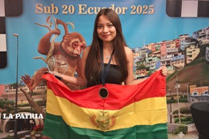 Gloria Yépez bronce Sudamericano Sub-20
