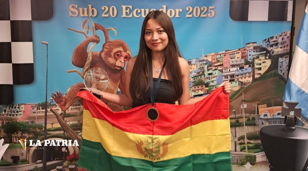 Gloria Yépez bronce Sudamericano Sub-20