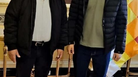 Traspaso de funciones entre Edmand Lara y David Choquehuanca