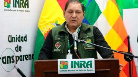 saneamiento de tierras en Bolivia