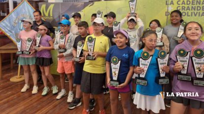 Torneo nacional de tenis G-4 en Oruro