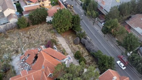 Demolición casa patronal Obrajes