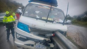 Accidente de minibús en los Yungas