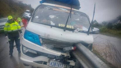 Accidente de minibús en los Yungas