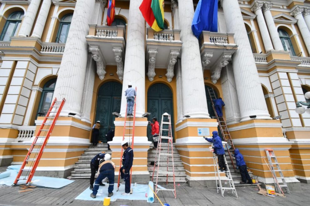 Transmisión de mando presidencial en la Asamblea Legislativa Plurinacional