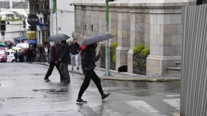 Alerta naranja por lluvias en Santa Cruz y Cochabamba