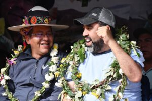 Construcción de la represa Chullpa Kasa en Tapacarí, Cochabamba
