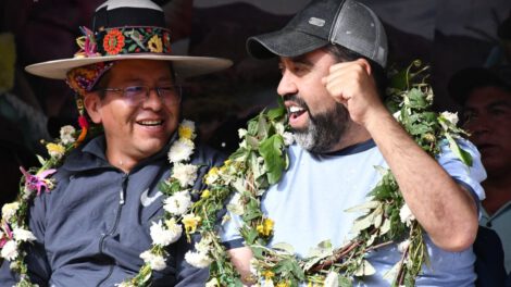 Construcción de la represa Chullpa Kasa en Tapacarí, Cochabamba