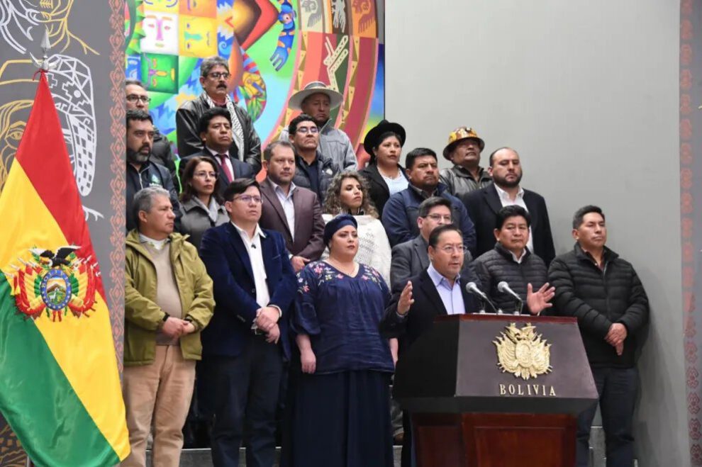 Renuncia de ministros del presidente Luis Arce en la última reunión de Gabinete