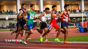 Wilmer Santos en el torneo Sudamericano de Atletismo U-20