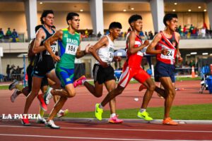 Wilmer Santos en el torneo Sudamericano de Atletismo U-20