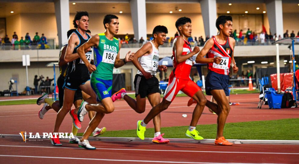 Wilmer Santos en el torneo Sudamericano de Atletismo U-20