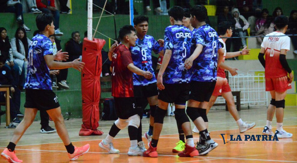 Oruro vence a Potosí en el torneo nacional juvenil de voleibol