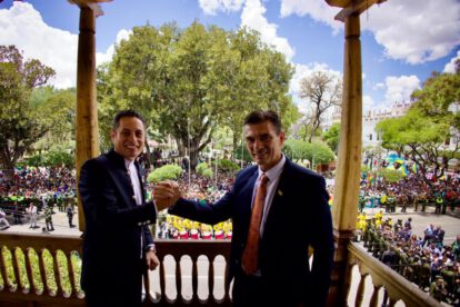 Rodrigo Paz y Edmand Lara reciben credenciales como nuevos mandatarios de Bolivia