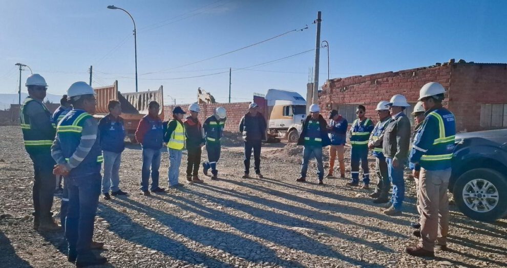 Avenida de la Diablada en su segunda fase fue inspeccionada