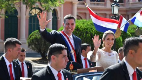 Presidente de Paraguay Santiago Peña en La Paz