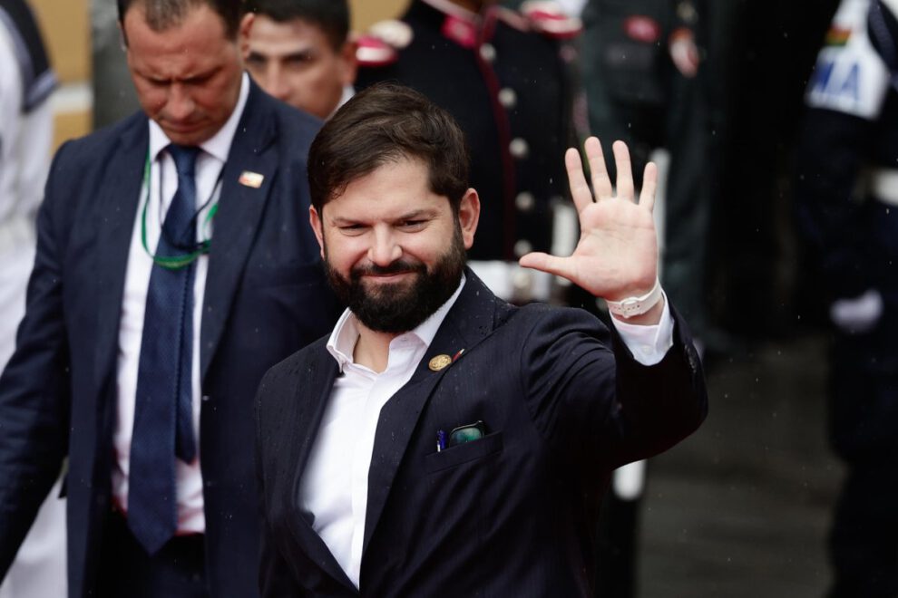 Encuentro presidencial Boric Paz en La Paz