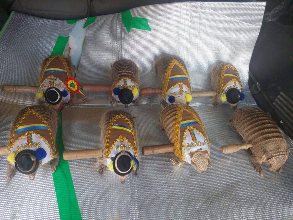 Decomiso de matracas de quirquincho durante el Primer Convite