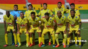 Deportivo Shalon en el partido contra EM Huanuni