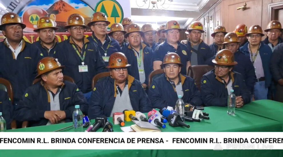 Fencomin exige ministro de Minería