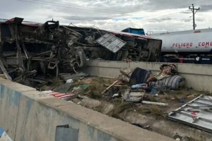 Accidente de bus en La Paz-Oruro
