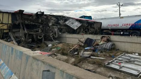 Accidente de bus en La Paz-Oruro