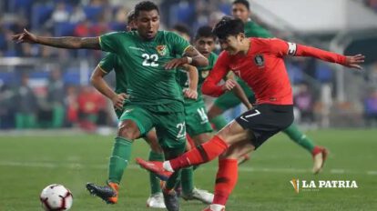 Derrota de Bolivia ante Corea del Sur en partido amistoso