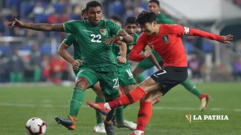 Derrota de Bolivia ante Corea del Sur en partido amistoso