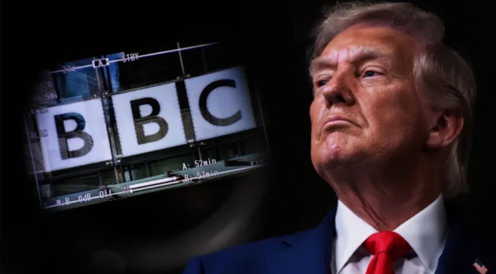 Trump BBC disculpas por manipulación de discurso