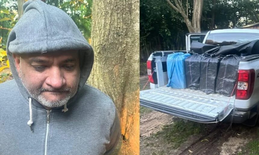 Detención de Brian Bilbao, narcotraficante en operativo de Gendarmería Nacional