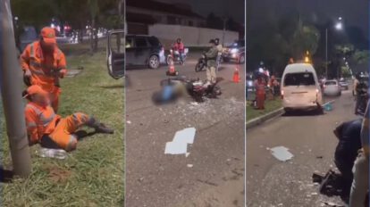 Accidente de tránsito en Santa Cruz