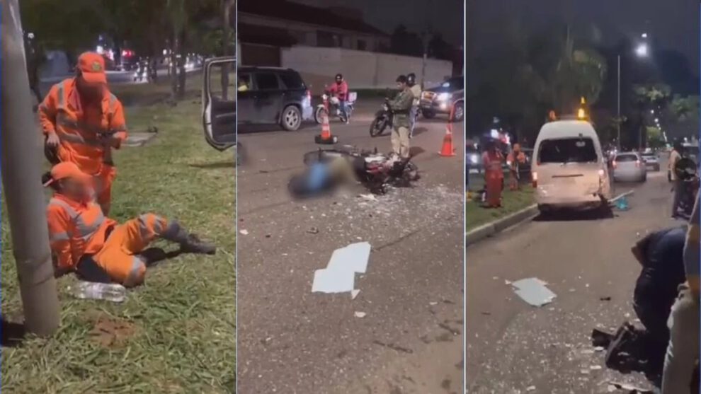 Accidente de tránsito en Santa Cruz