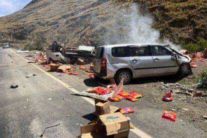 Accidente en carretera Llallagua Oruro