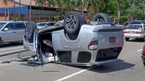 Accidente de tránsito en Santa Cruz