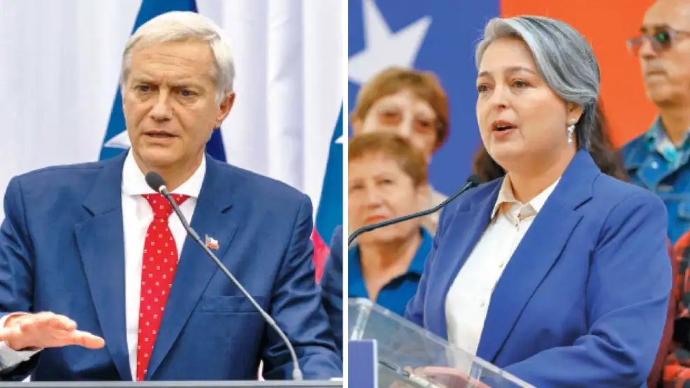 Jeannette Jara y José Antonio Kast en elecciones presidenciales de Chile