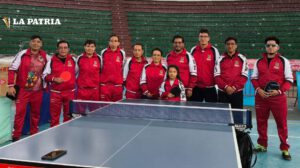 Tenis de mesa Oruro en el campeonato nacional