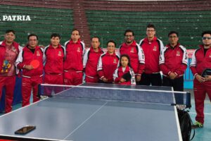 Tenis de mesa Oruro en el campeonato nacional