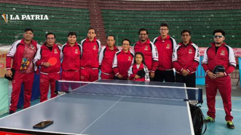 Tenis de mesa Oruro en el campeonato nacional