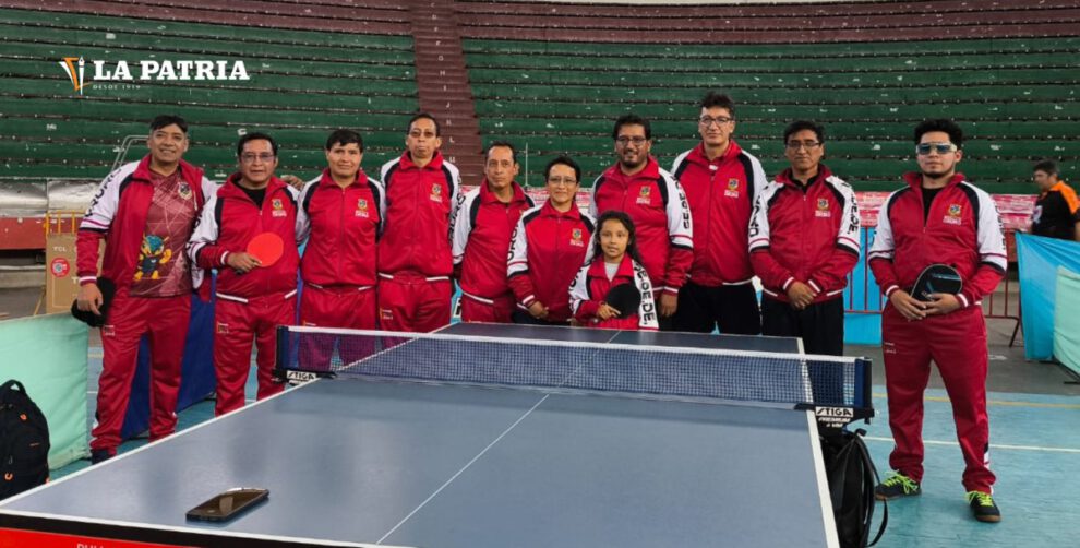 Tenis de mesa Oruro en el campeonato nacional