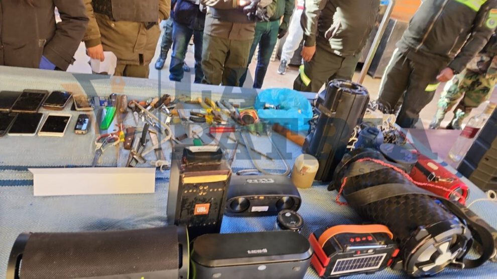 Operativo sorpresa en San Pedro hallan marihuana y objetos prohibidos